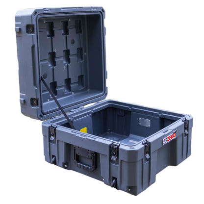 23Zero 132L Overland Gear Box Gray with wheels