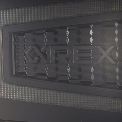 14-15 Chevrolet Silverado LUXX-Series LED Projector Headlights Alpha-Black | AlphaRex