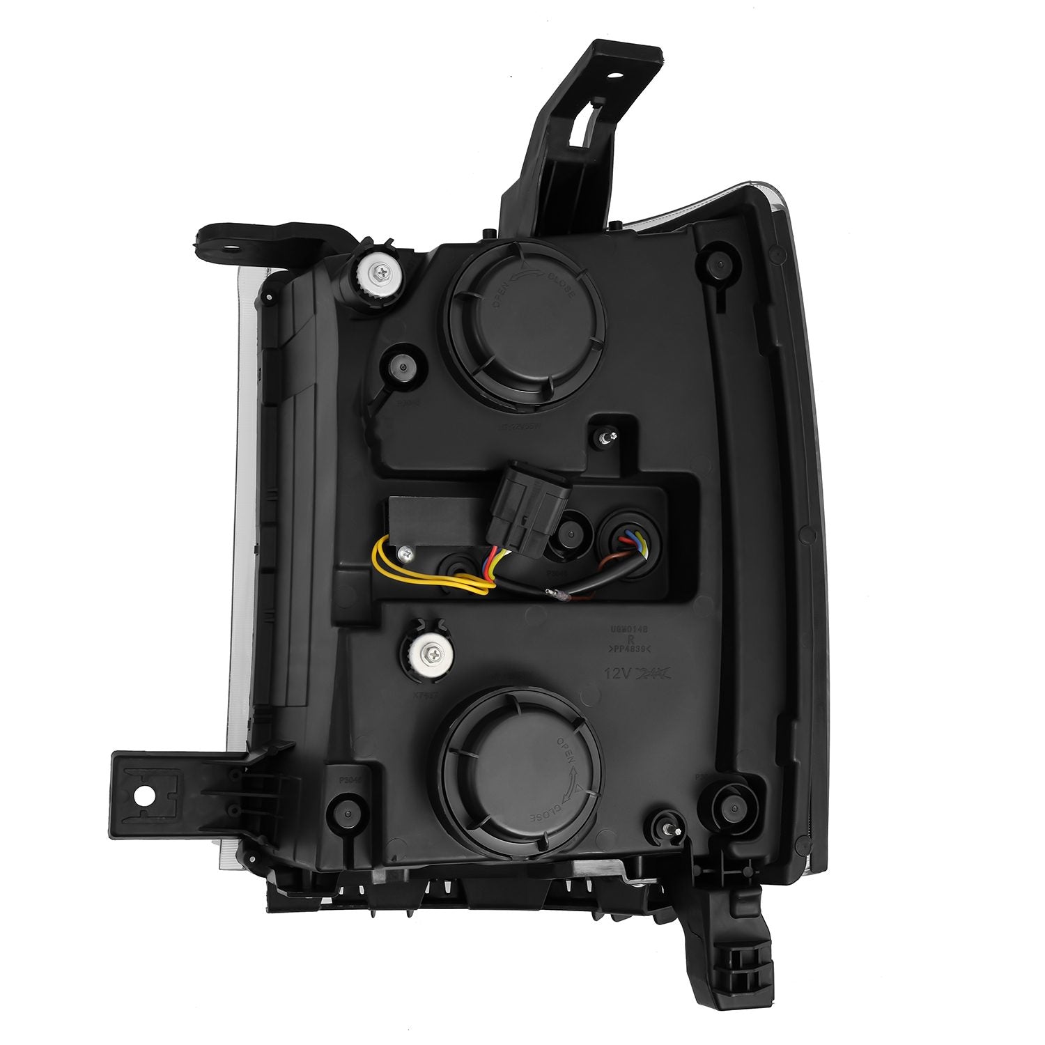 14-15 Chevrolet Silverado NOVA-Series LED Projector Headlights Alpha-Black | AlphaRex