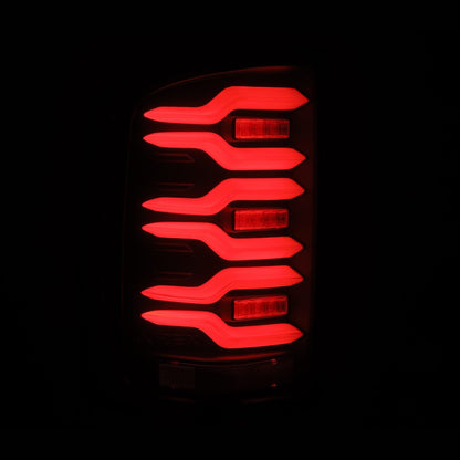 14-18 GMC Sierra 1500/2500HD/3500HD LUXX-Series LED Tail Lights Black | AlphaRex