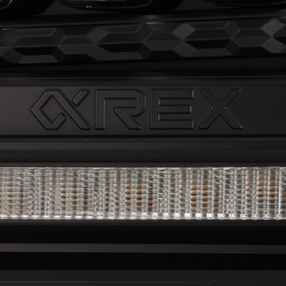 14-18 GMC Sierra NOVA-Series LED Projector Headlights Black | AlphaRex