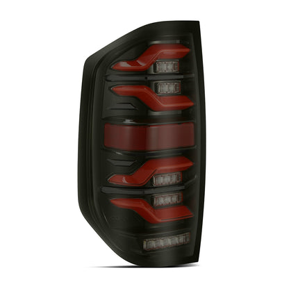 14-21 Toyota Tundra LUXX-Series LED Tail Lights Black-Red | AlphaRex