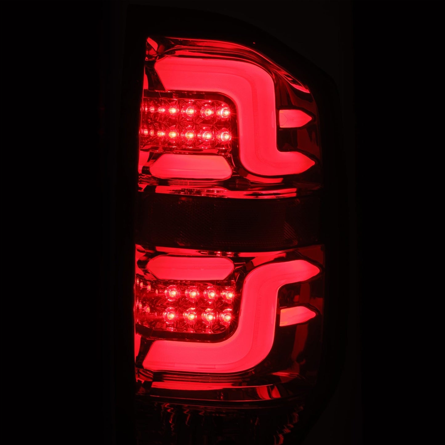 14-21 Toyota Tundra PRO-Series LED Tail Lights Jet Black | AlphaRex
