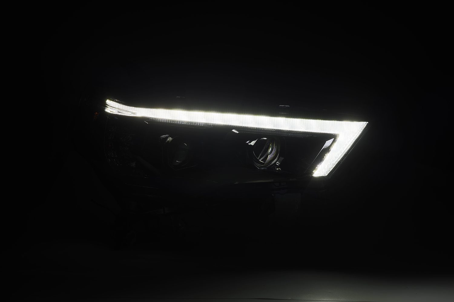 14-24 Toyota 4Runner MK II LUXX-Series LED Projector Headlights Alpha-Black | AlphaRex