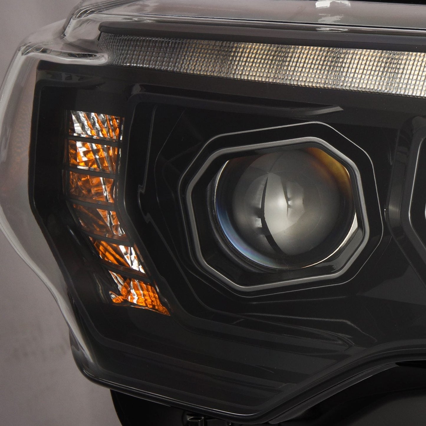 14-24 Toyota 4Runner MK II LUXX-Series LED Projector Headlights Alpha-Black | AlphaRex