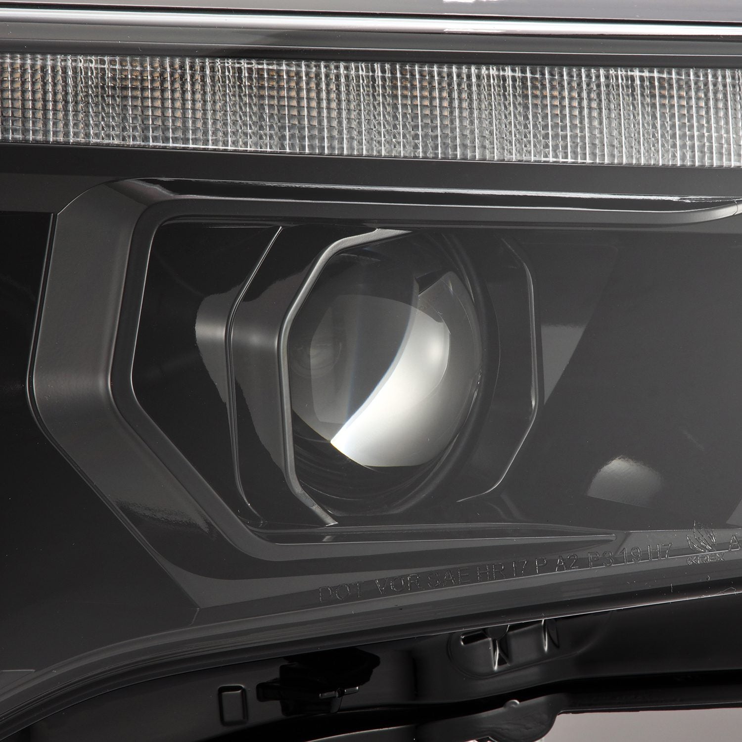 14-24 Toyota 4Runner MK II LUXX-Series LED Projector Headlights Alpha-Black | AlphaRex