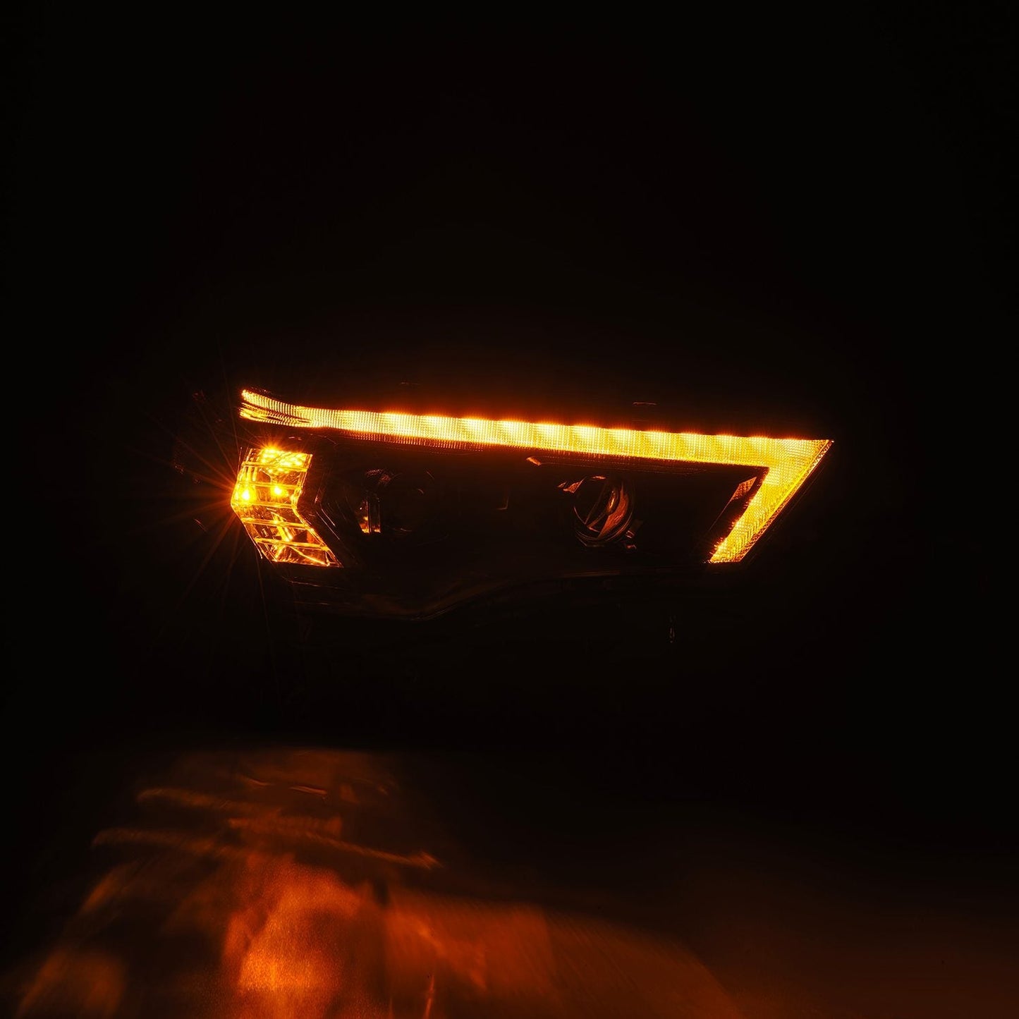 14-24 Toyota 4Runner MK II LUXX-Series LED Projector Headlights Alpha-Black | AlphaRex