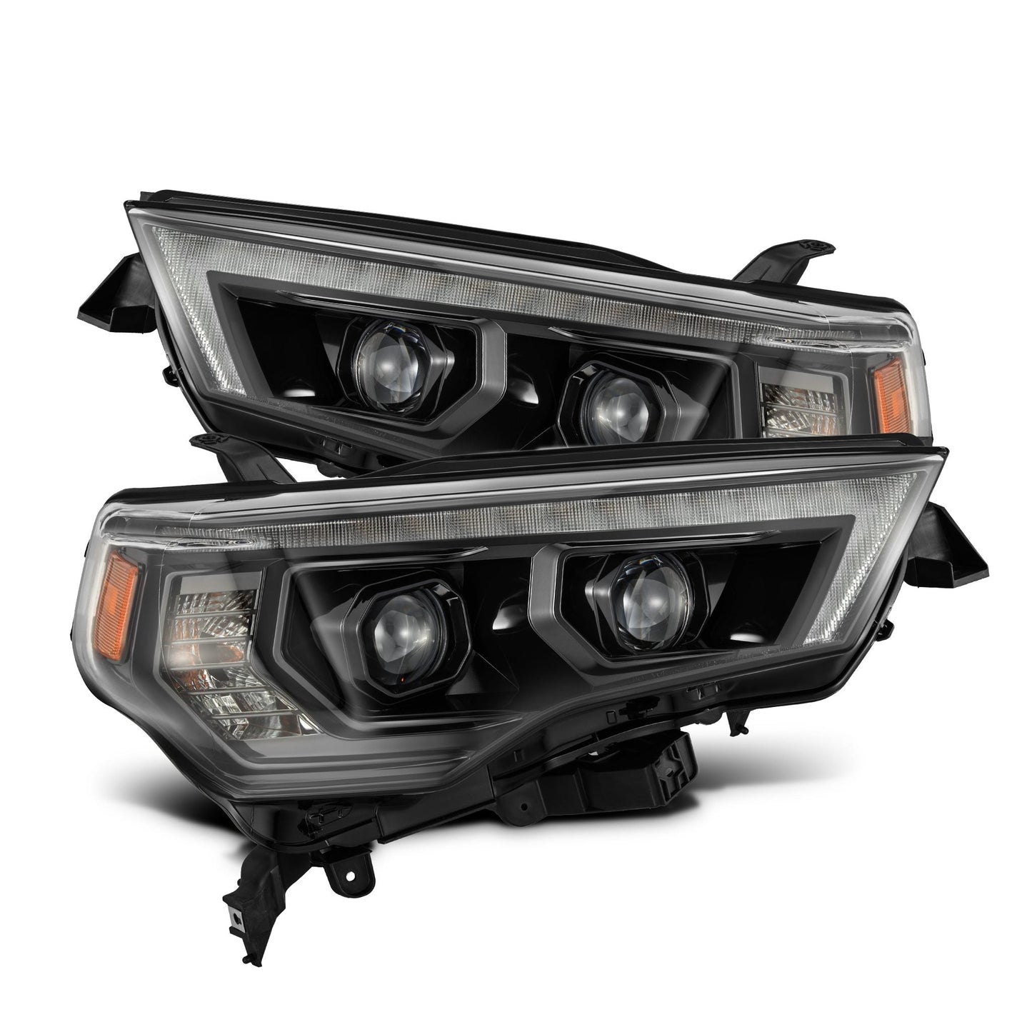 14-24 Toyota 4Runner MK II LUXX-Series LED Projector Headlights Alpha-Black | AlphaRex