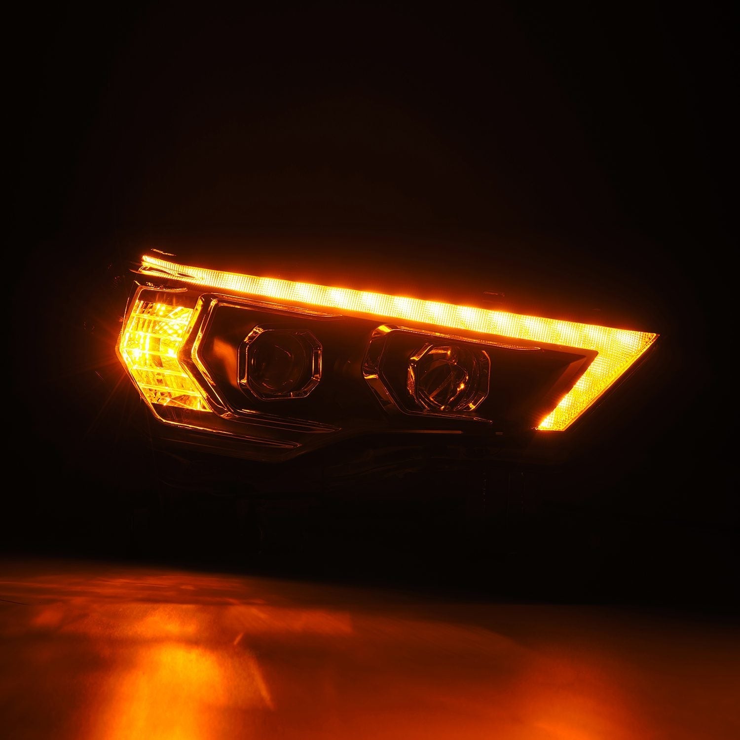 14-24 Toyota 4Runner MK II LUXX-Series LED Projector Headlights Black | AlphaRex