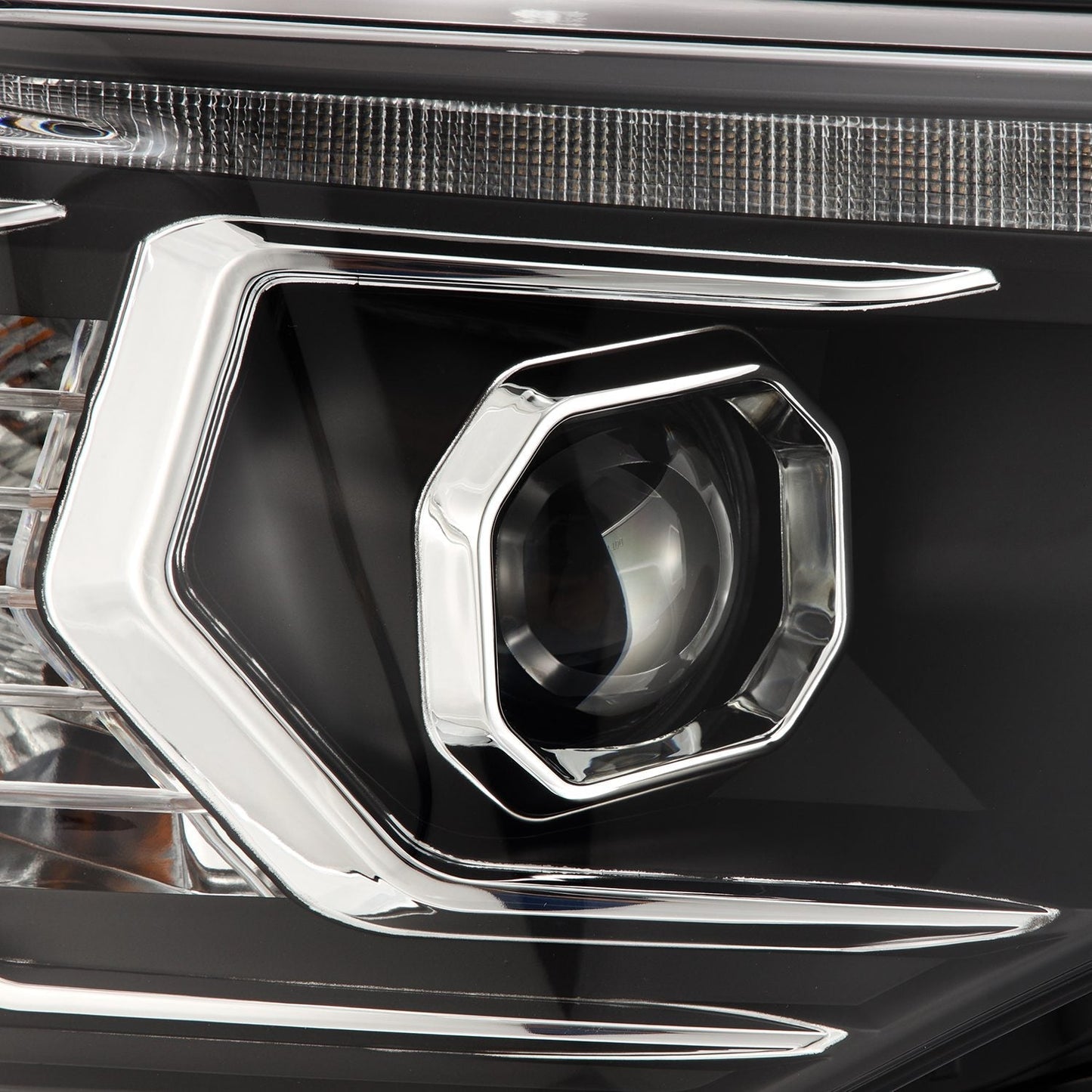 14-24 Toyota 4Runner MK II LUXX-Series LED Projector Headlights Black | AlphaRex