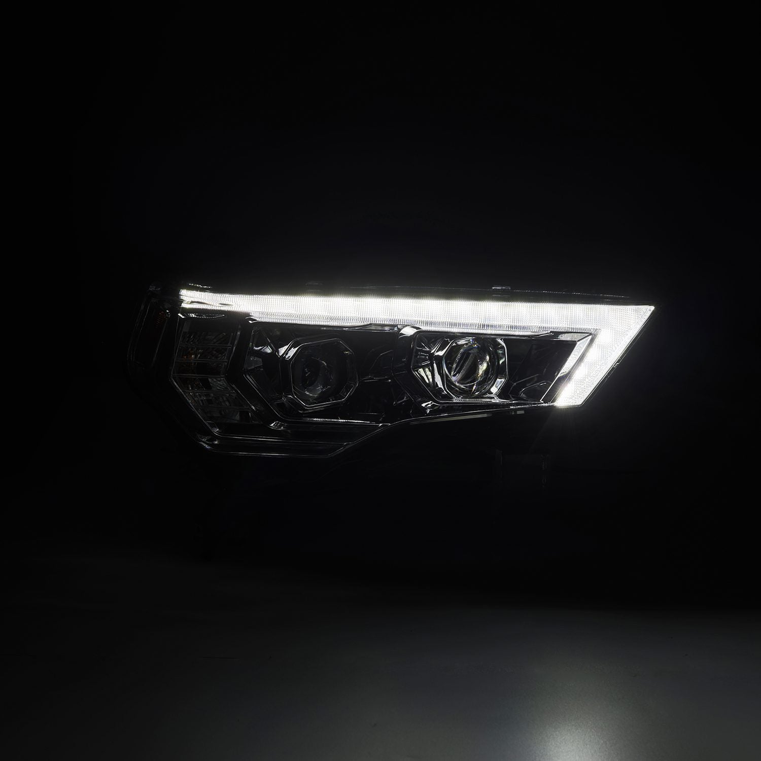 14-24 Toyota 4Runner MK II LUXX-Series LED Projector Headlights Chrome | AlphaRex