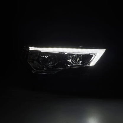 14-24 Toyota 4Runner MK II LUXX-Series LED Projector Headlights Chrome | AlphaRex