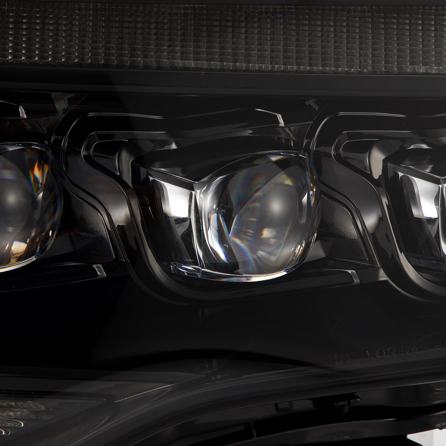 14-24 Toyota 4Runner MK II NOVA-Series LED Projector Headlights Alpha-Black | AlphaRex