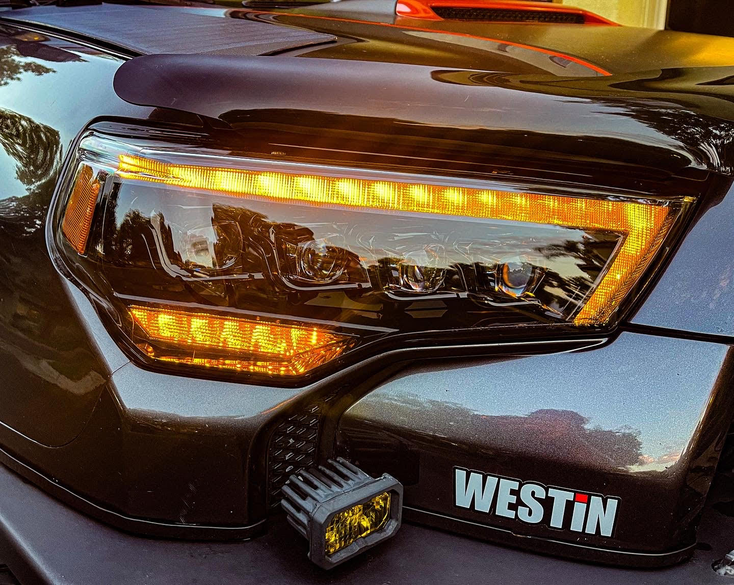 14-24 Toyota 4Runner MK II NOVA-Series LED Projector Headlights Alpha-Black | AlphaRex