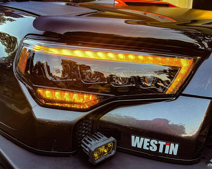14-24 Toyota 4Runner MK II NOVA-Series LED Projector Headlights Alpha-Black | AlphaRex