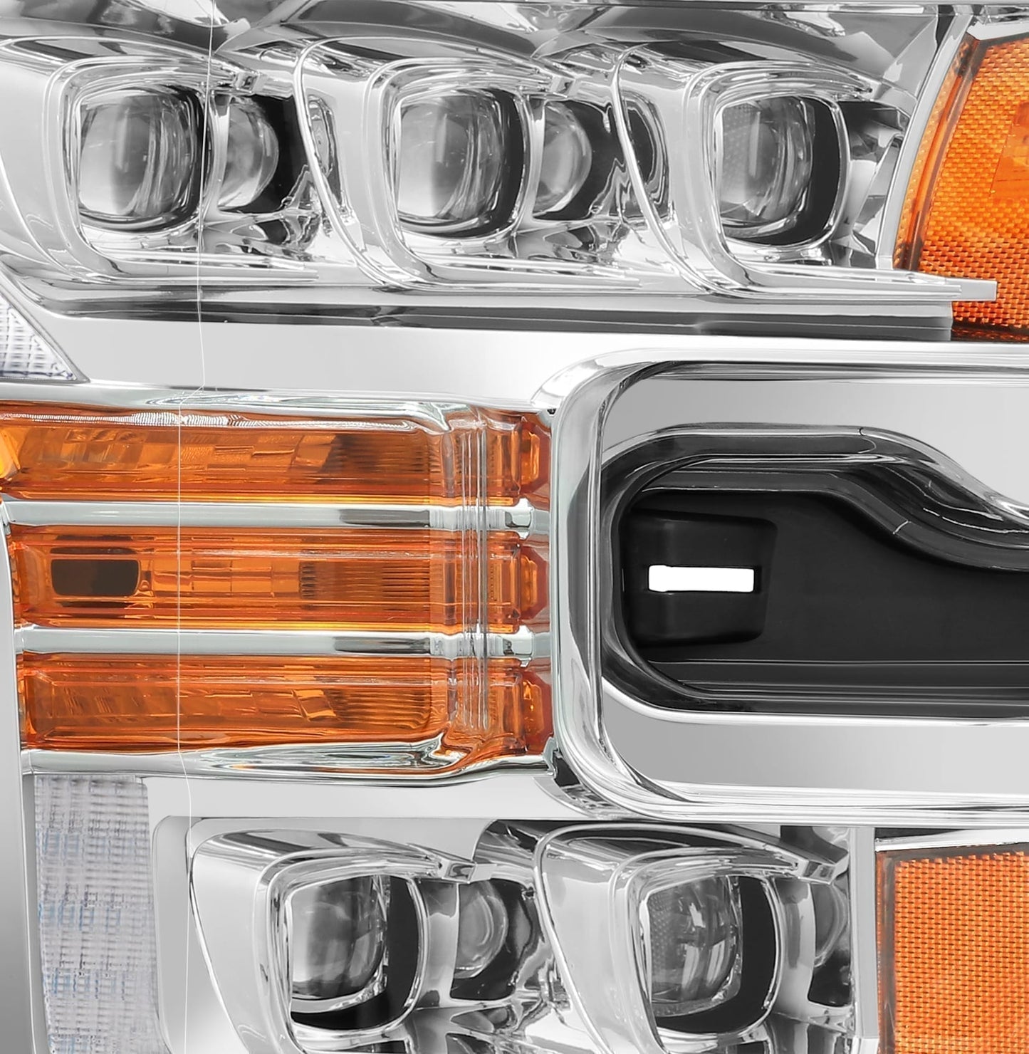 15-17 Ford F150 / 17-20 F150 Raptor NOVA-Series LED Projector Headlights Chrome | AlphaRex