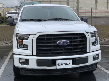 15-17 Ford F150 PRO-Series Halogen Projector Headlights Jet Black | AlphaRex