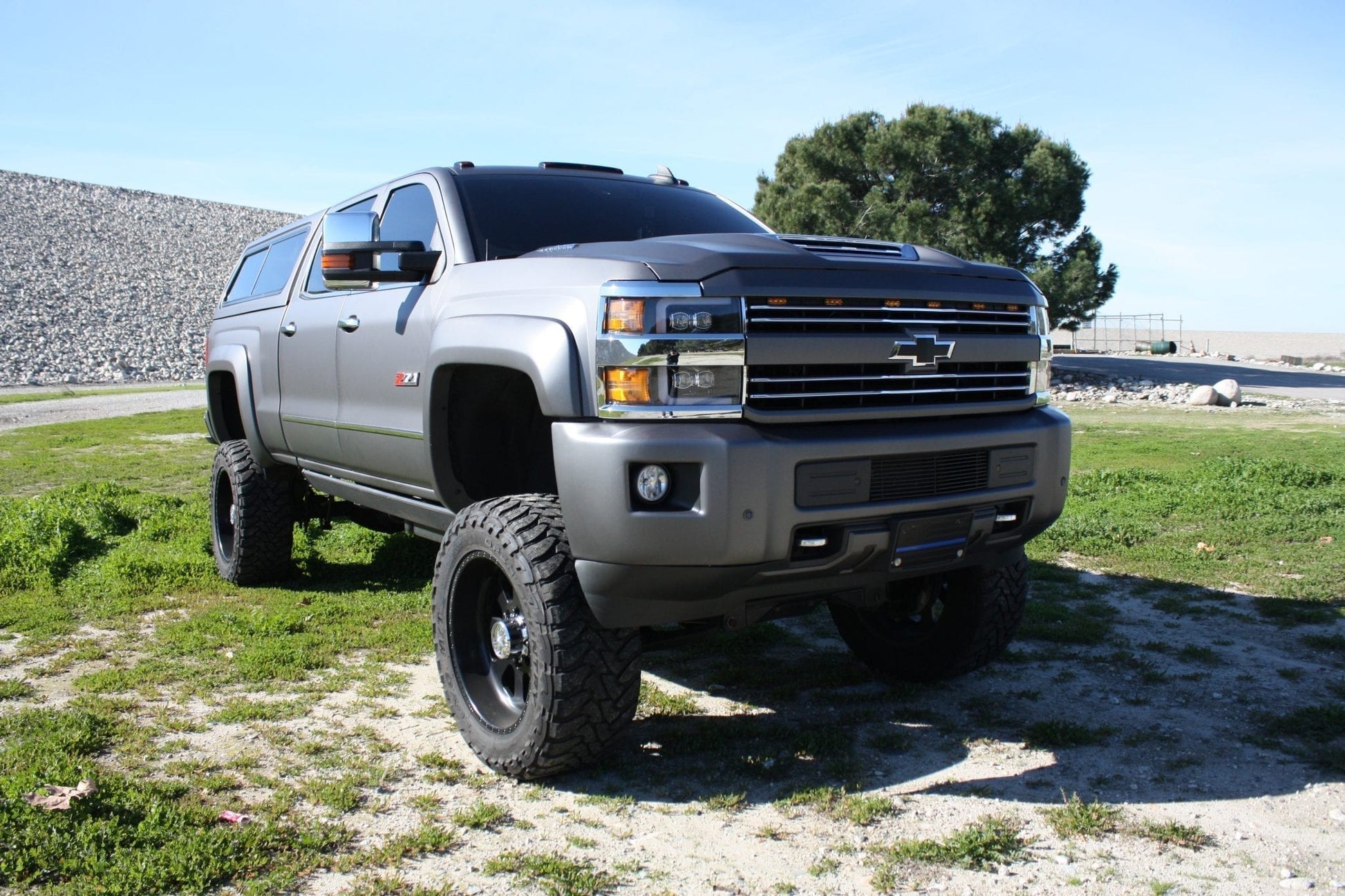 15-19 Chevrolet Silverado 2500HD/3500HD MK II NOVA-Series LED Projector Headlights Black | AlphaRex