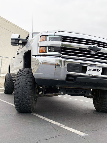 15-19 Chevrolet Silverado 2500HD/3500HD PRO-Series Halogen Projector Headlights Black | AlphaRex