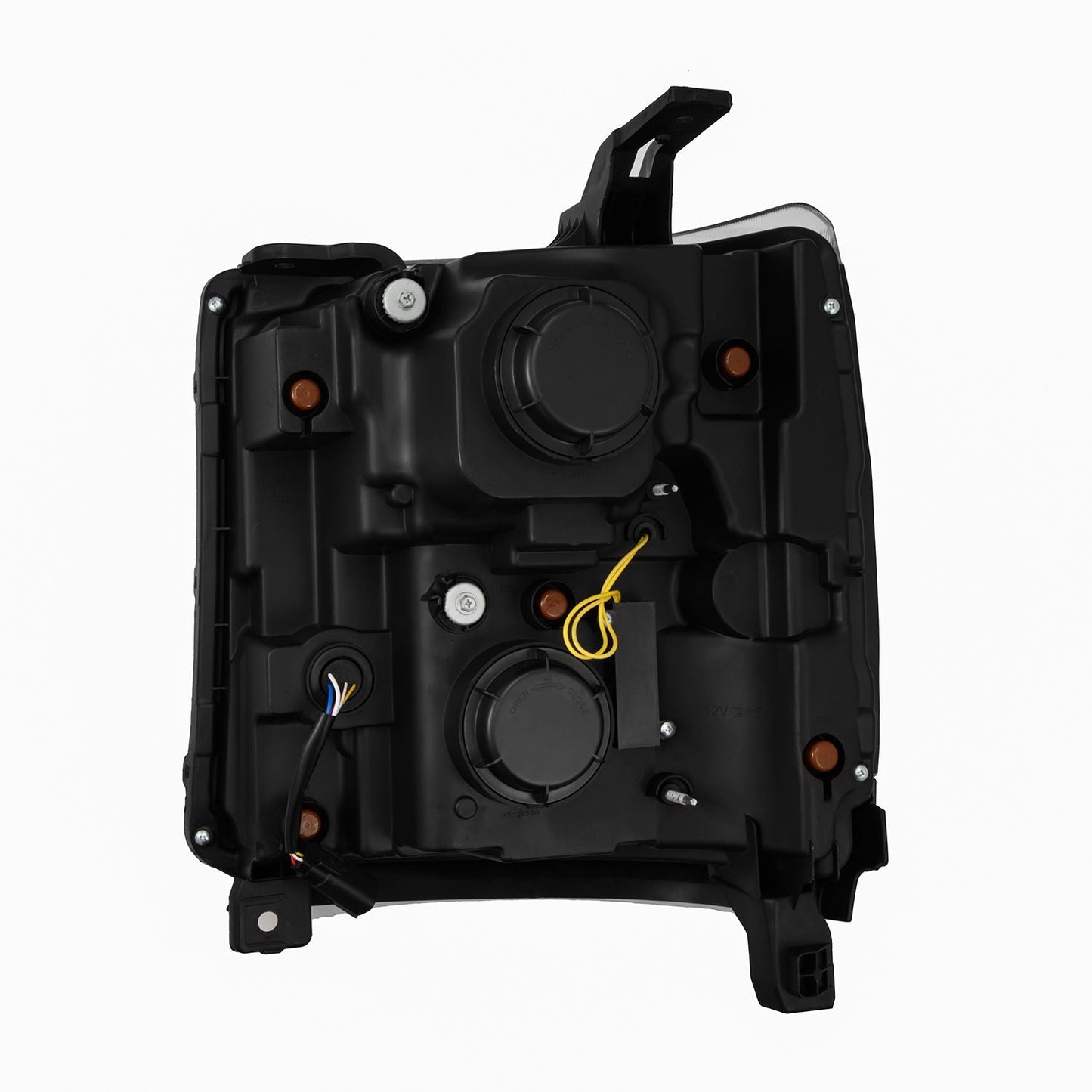 16-18 Chevrolet Silverado 1500 NOVA-Series LED Projector Headlights Alpha-Black | AlphaRex