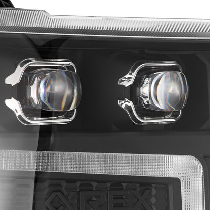 16-18 Chevrolet Silverado 1500 NOVA-Series LED Projector Headlights Black | AlphaRex