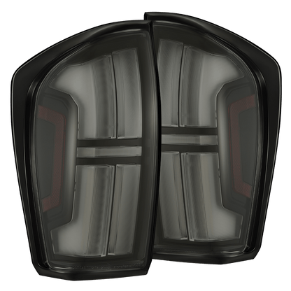 16-23 Toyota Tacoma NOVA-Series Prismatic LED Tail Lights Alpha-Black | AlphaRex