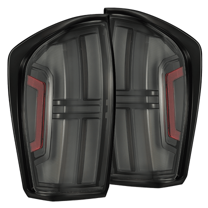 16-23 Toyota Tacoma NOVA-Series Prismatic LED Tail Lights Black | AlphaRex