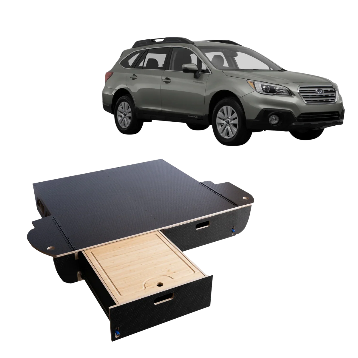 Outback | Dual Drawer Storage System & Bed Platform | 2020+ Subaru