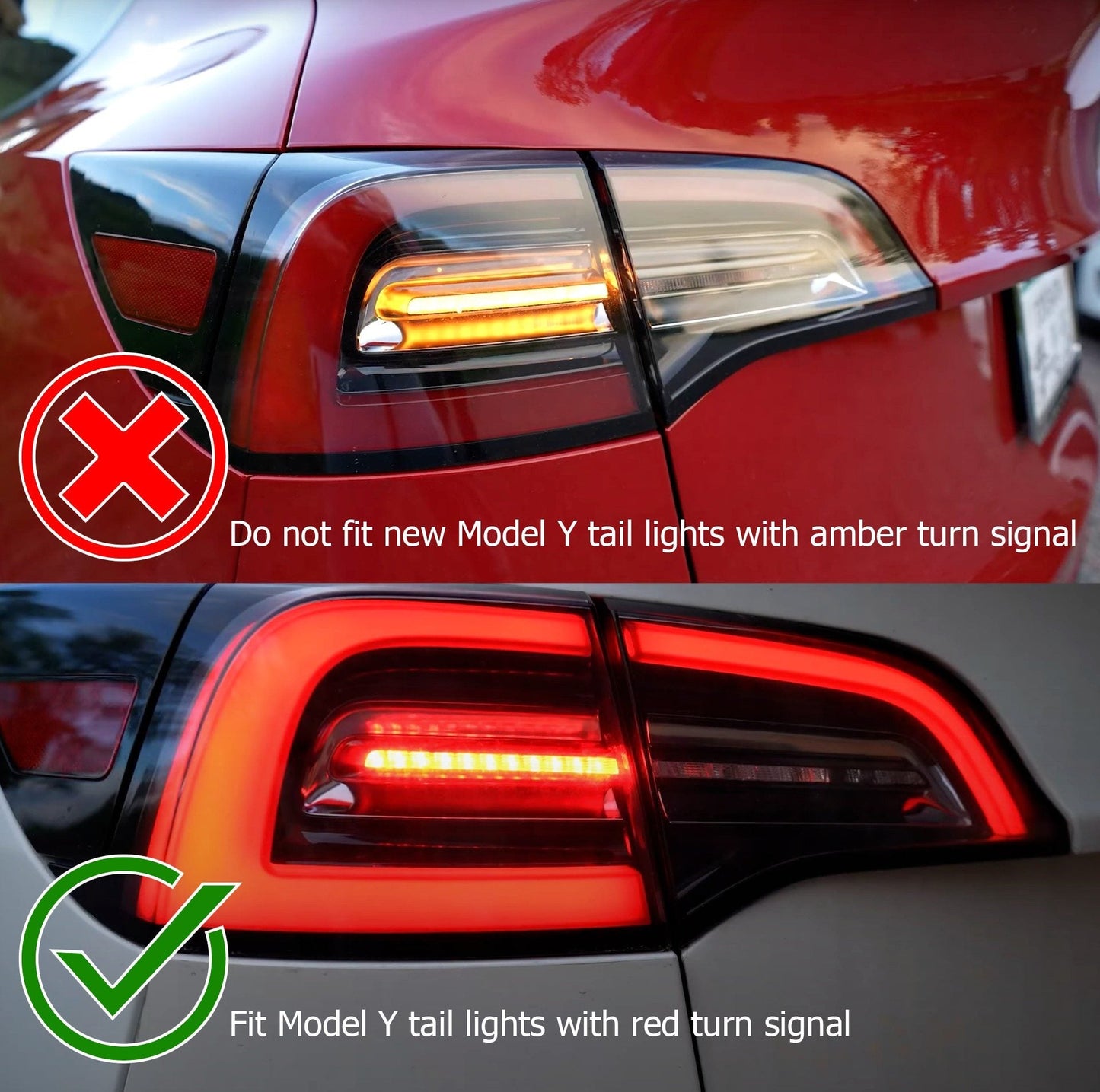 17-23 Tesla Model 3 / 20-24 Model Y (Without Stock Amber Turn Signal) PRO-Series LED Tail Lights Jet Black | AlphaRex