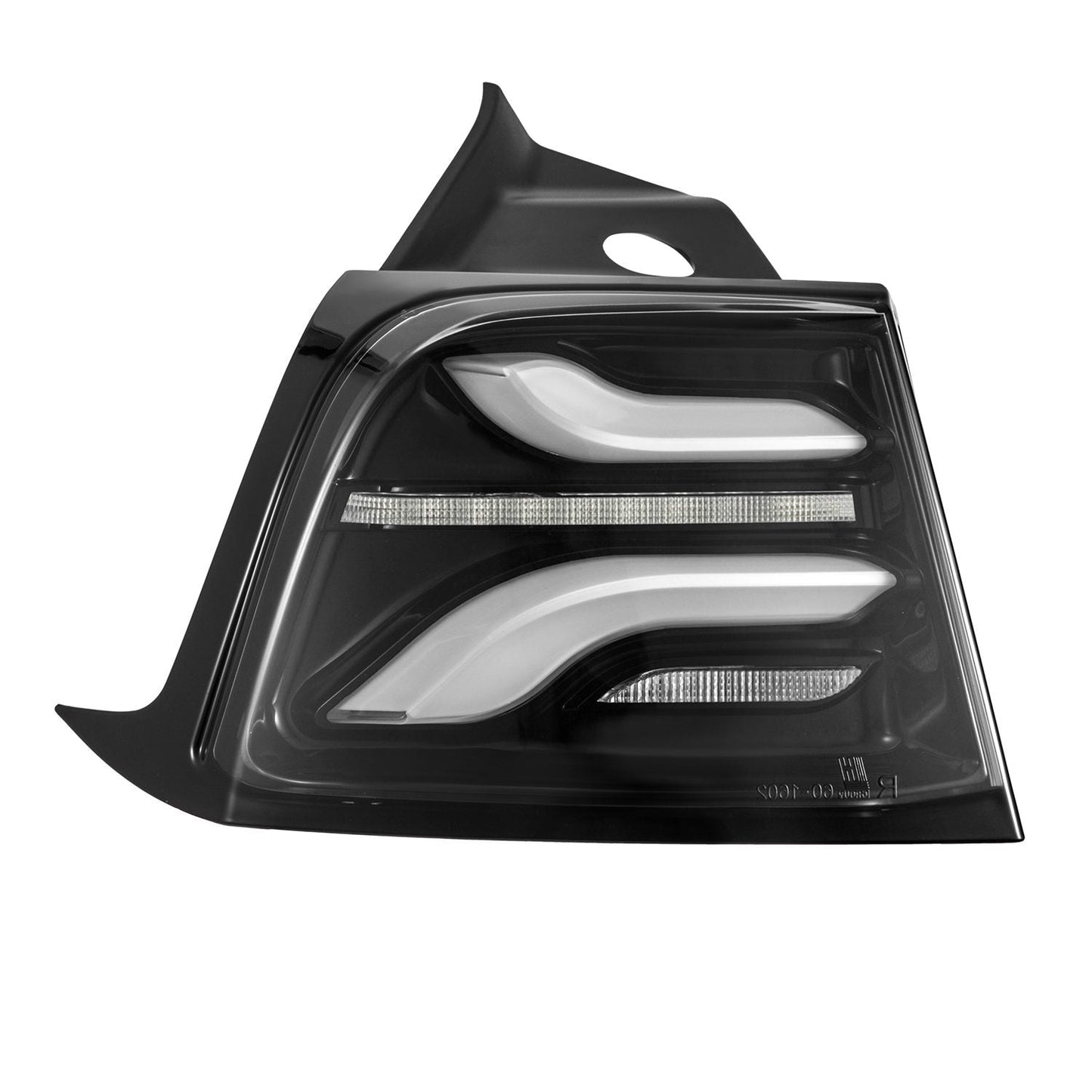 17-23 Tesla Model 3 / 20-24 Model Y (Without Stock Amber Turn Signal) PRO-Series LED Tail Lights Jet Black | AlphaRex