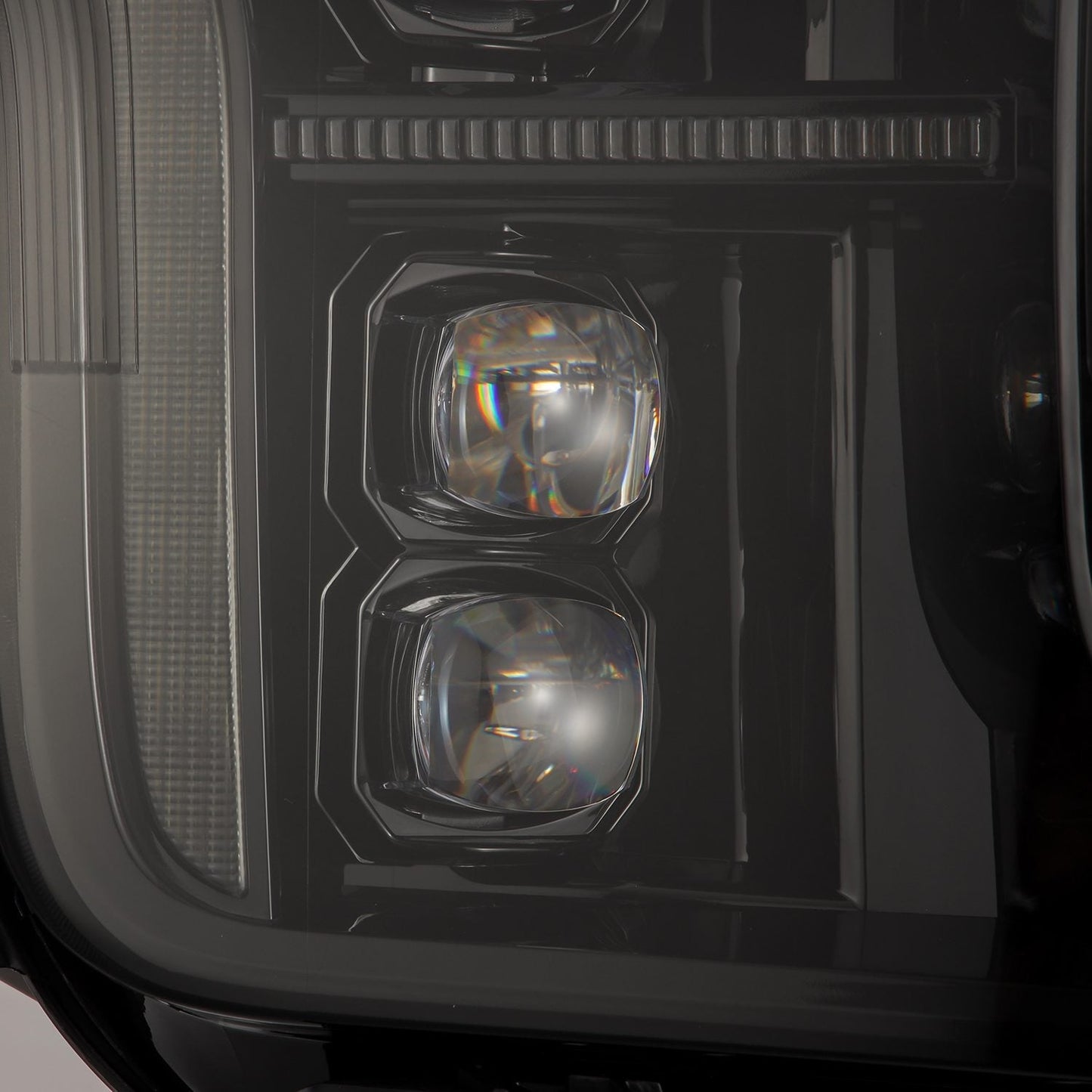 18-20 Ford F150 (MK II 14th Gen Style) NOVA-Series LED Projector Headlights Alpha-Black | AlphaRex