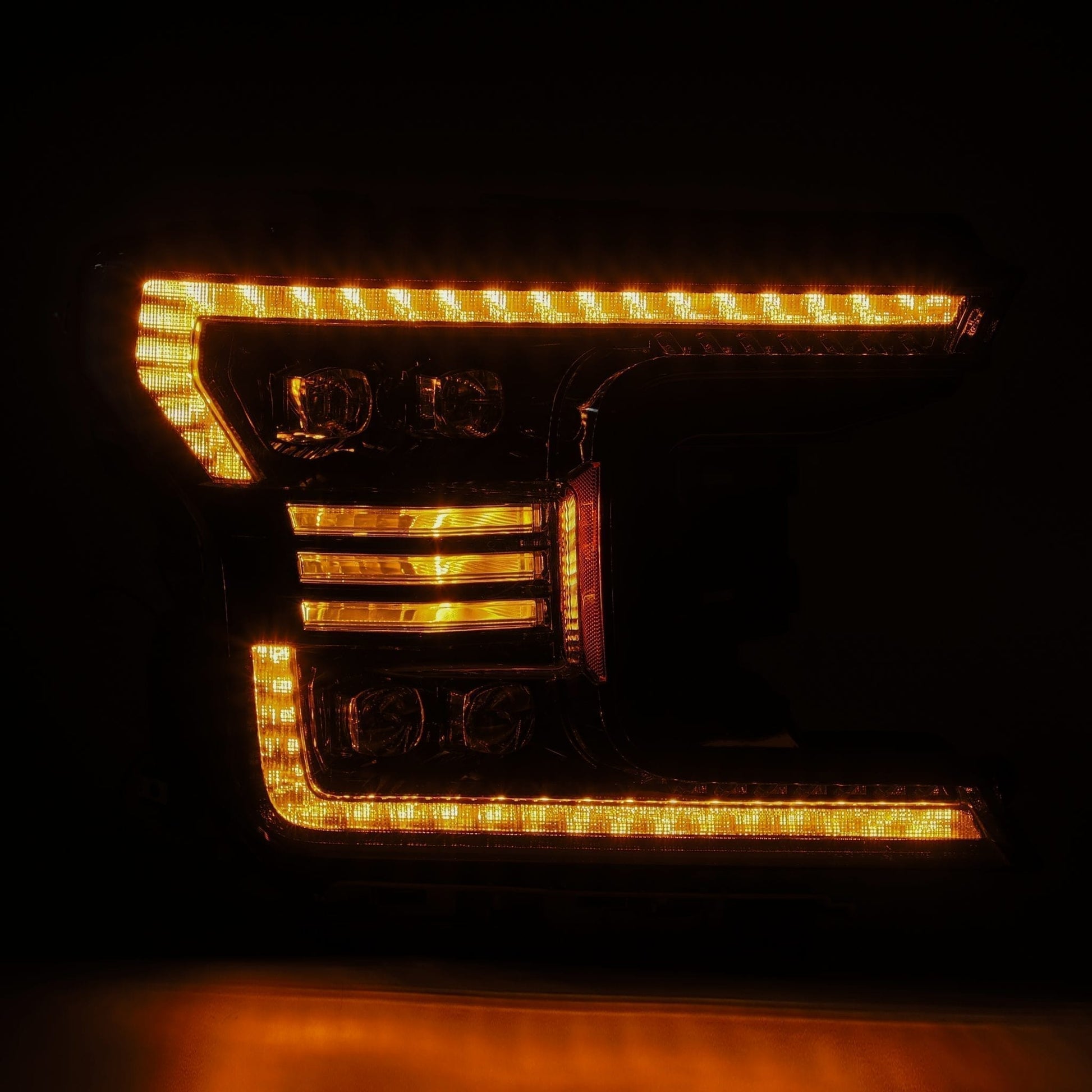 18-20 Ford F150 NOVA-Series LED Projector Headlights Alpha-Black | AlphaRex