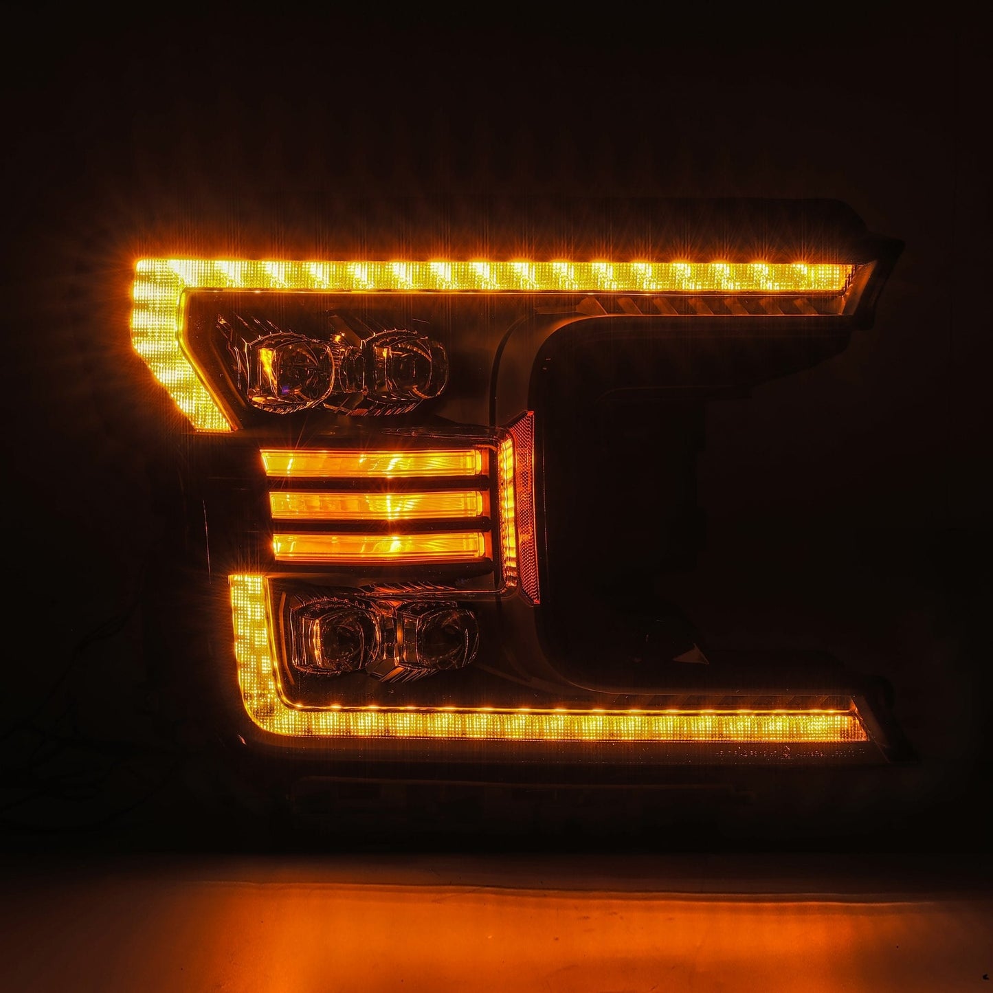 18-20 Ford F150 NOVA-Series LED Projector Headlights Black | AlphaRex