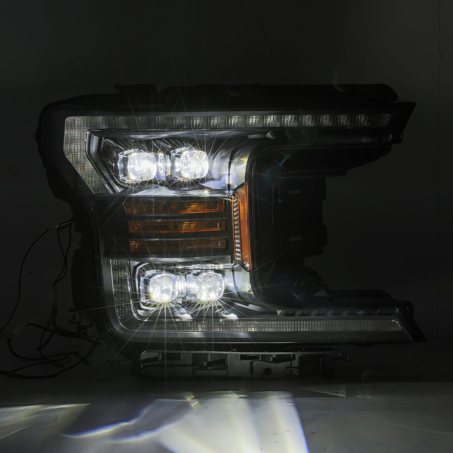 18-20 Ford F150 NOVA-Series LED Projector Headlights Black | AlphaRex