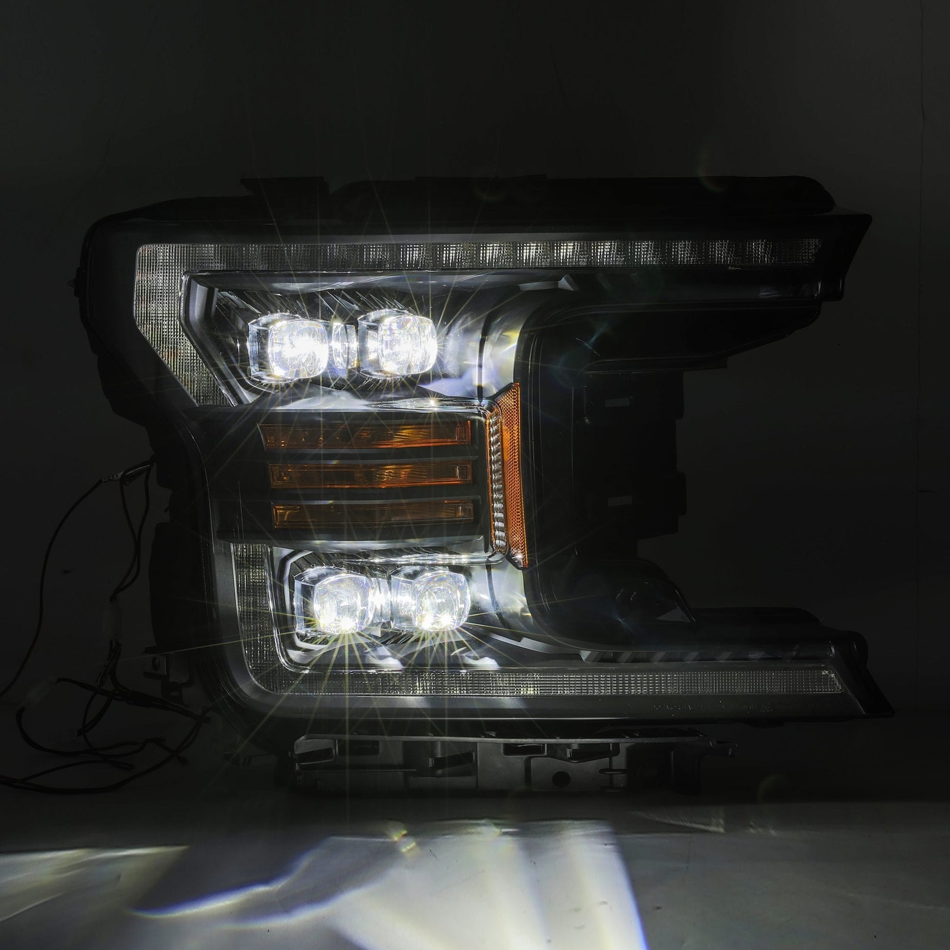 18-20 Ford F150 NOVA-Series LED Projector Headlights Black | AlphaRex