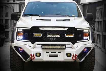 18-20 Ford F150 NOVA-Series LED Projector Headlights Black | AlphaRex