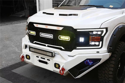 18-20 Ford F150 NOVA-Series LED Projector Headlights Black | AlphaRex