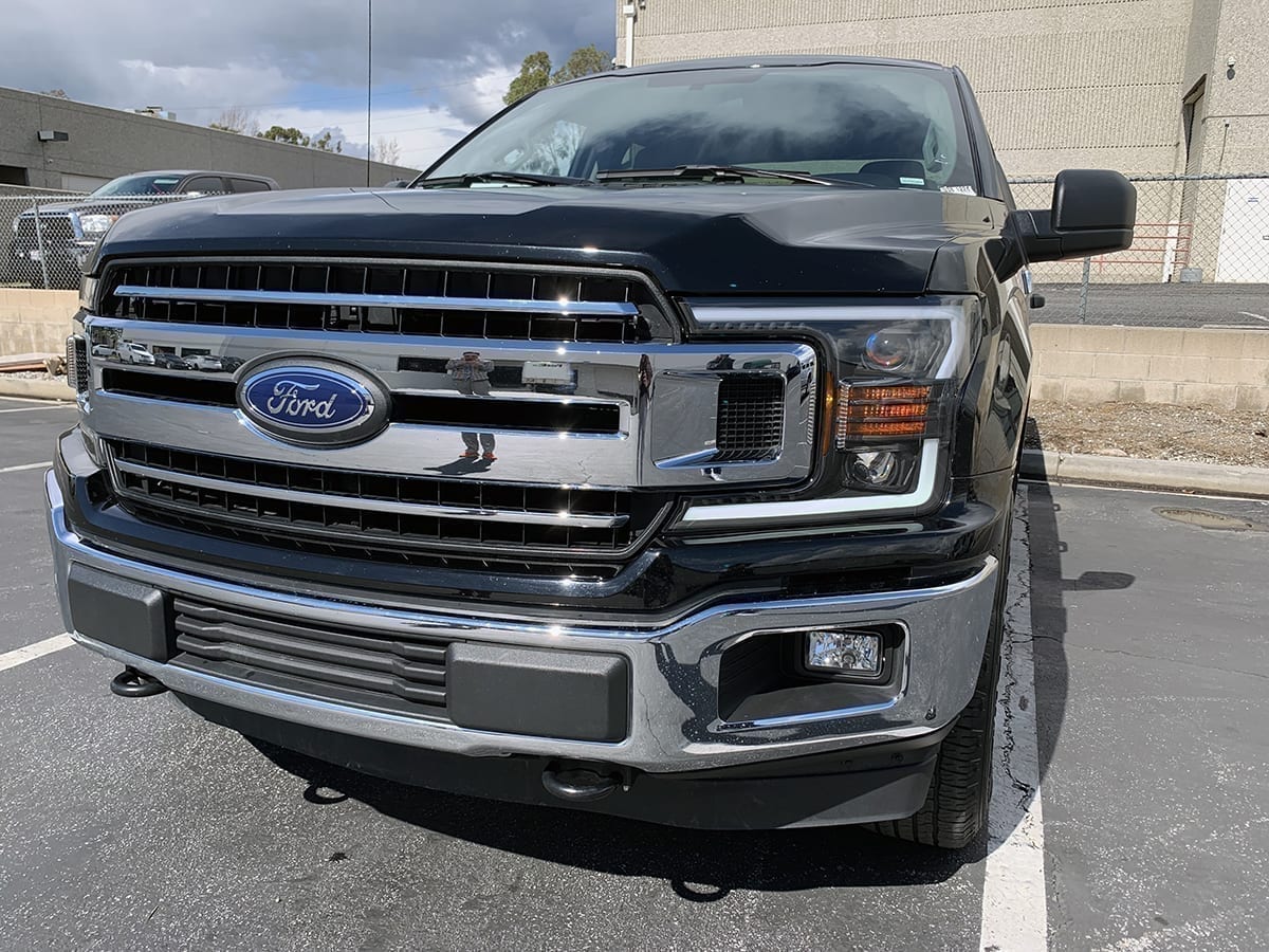 18-20 Ford F150 PRO-Series Halogen Projector Headlights Black | AlphaRex