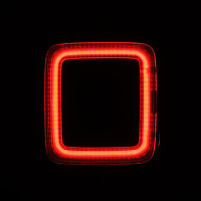 18-25 Jeep Wrangler JL NOVA-Series Prismatic LED Tail Lights Alpha-Black | AlphaRex