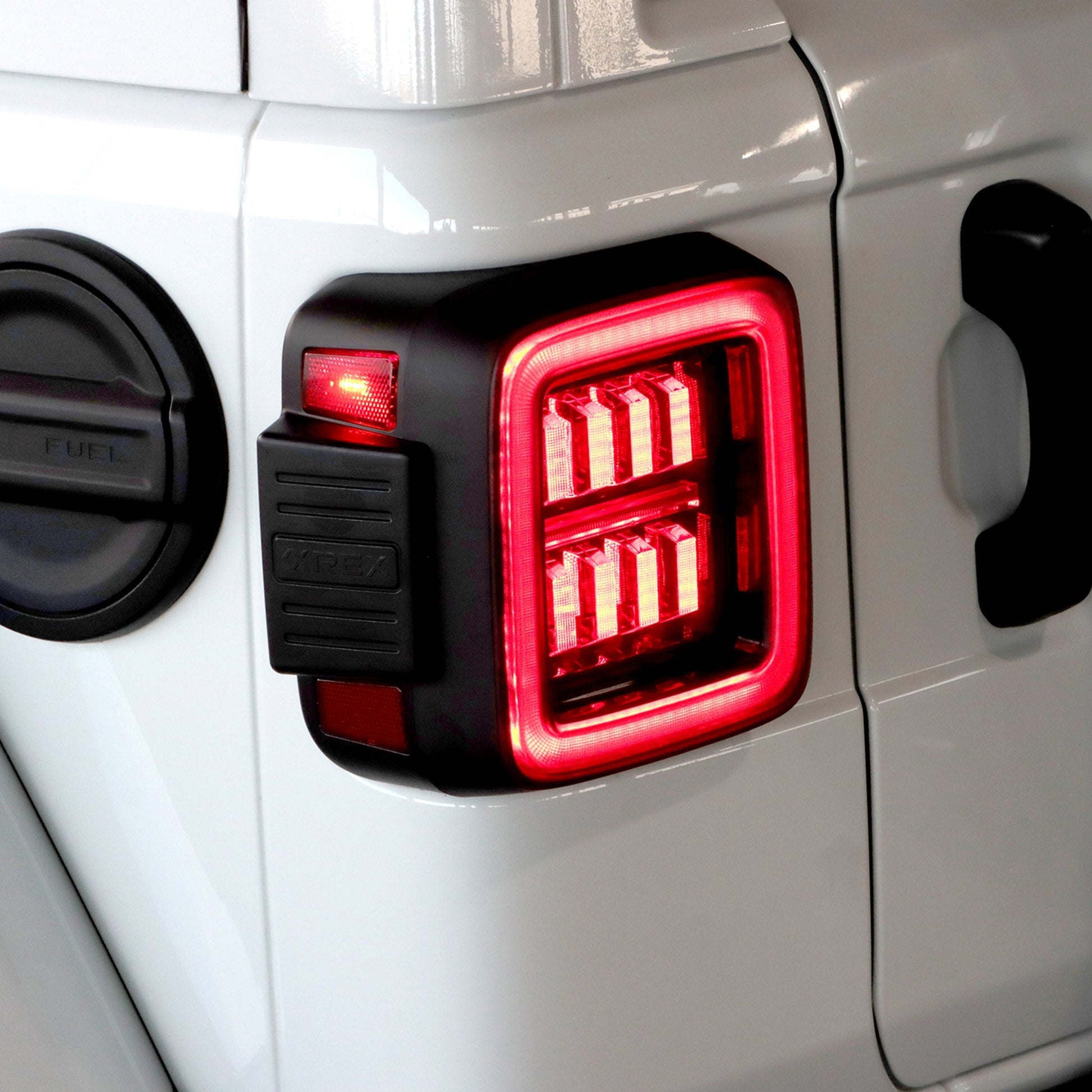 18-25 Jeep Wrangler JL NOVA-Series Prismatic LED Tail Lights Alpha-Black | AlphaRex