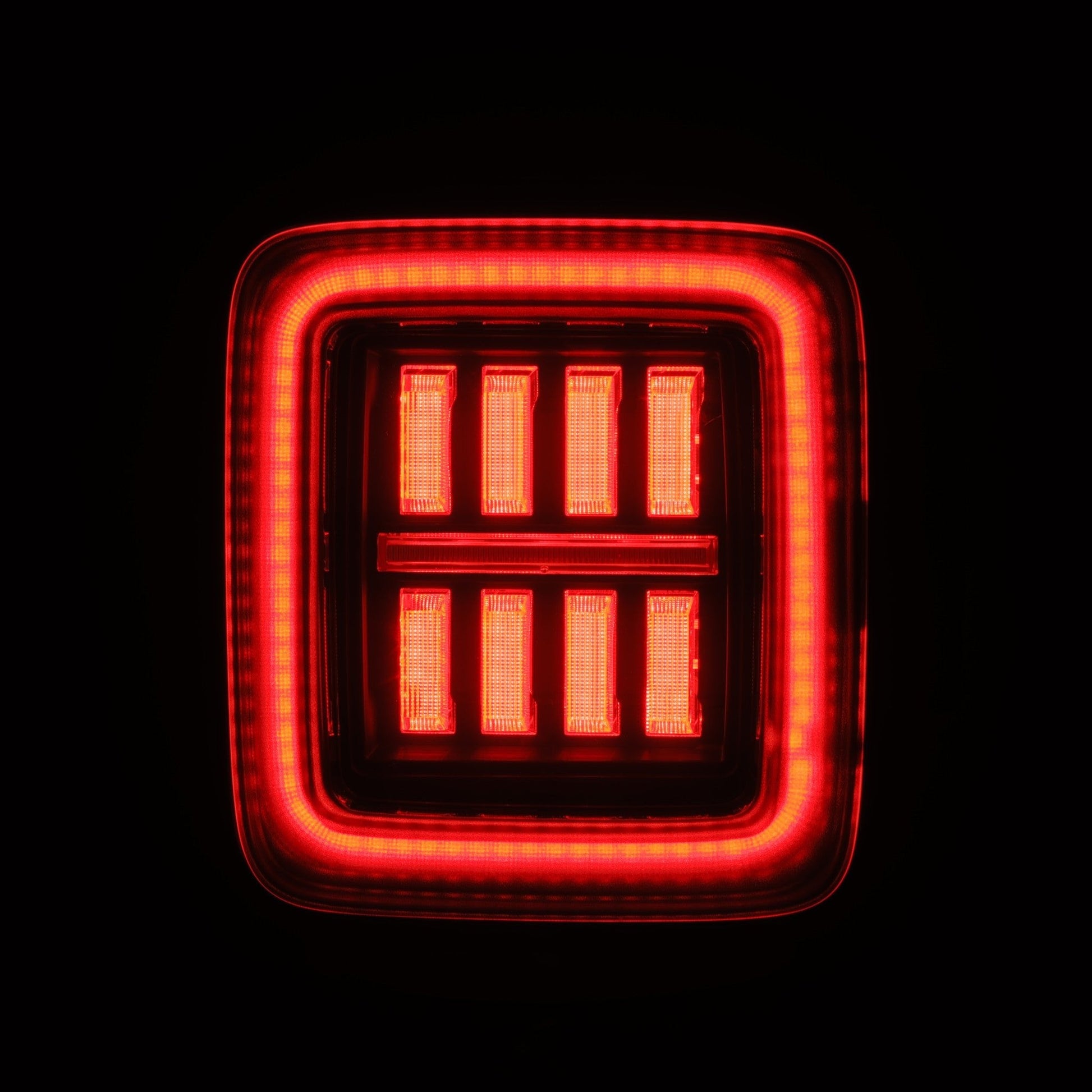 18-25 Jeep Wrangler JL NOVA-Series Prismatic LED Tail Lights Black-Red | AlphaRex