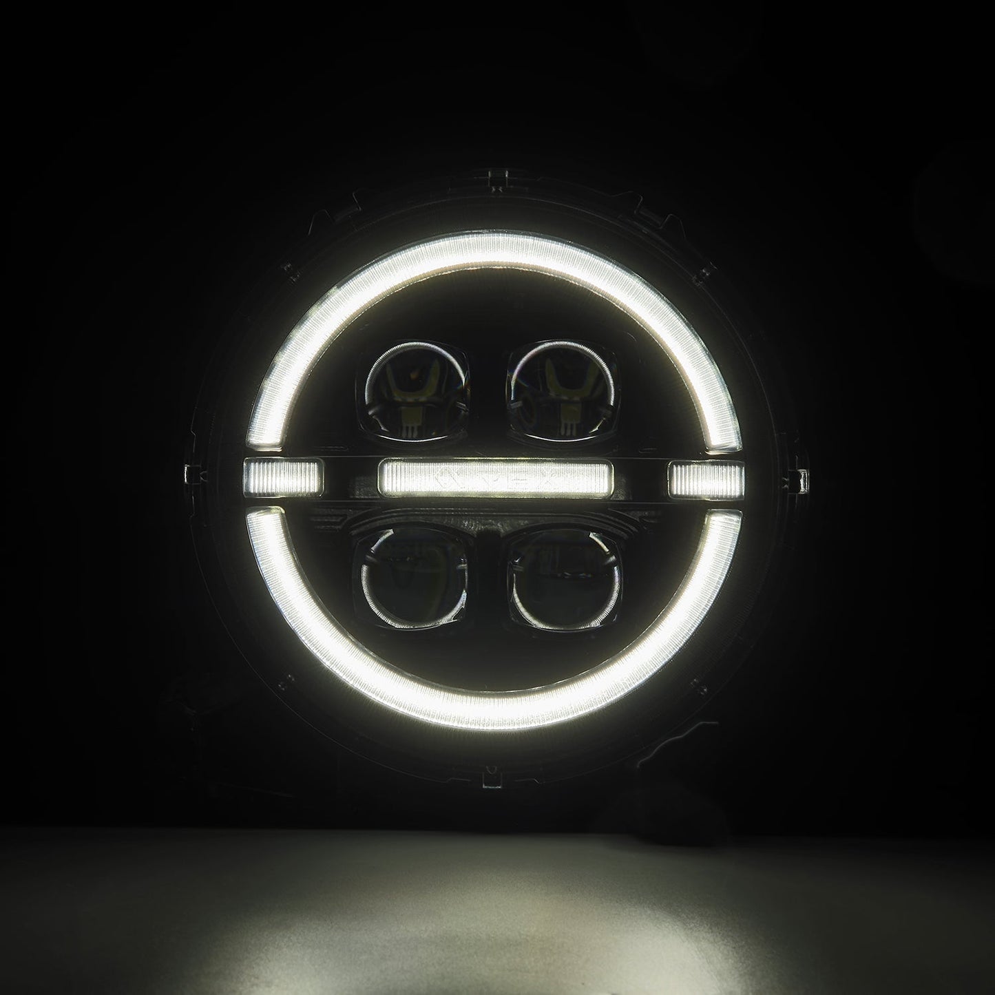 18-25 Jeep Wrangler JL/Gladiator JT NOVA-Series LED Projector Headlights Alpha-black | AlphaRex