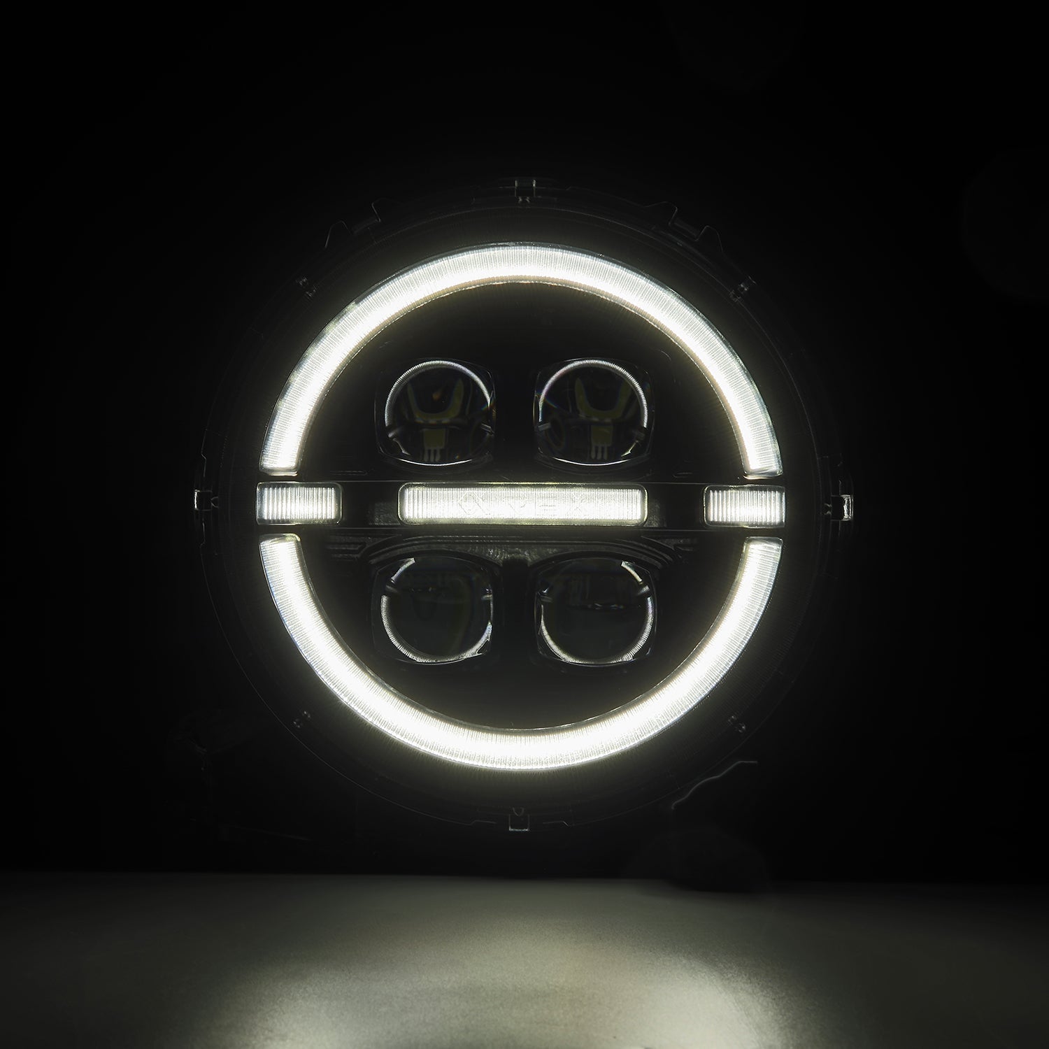 18-25 Jeep Wrangler JL/Gladiator JT NOVA-Series LED Projector Headlights Alpha-black | AlphaRex