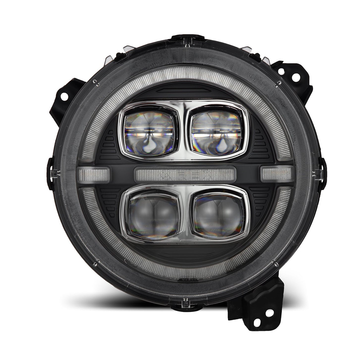 18-25 Jeep Wrangler JL/Gladiator JT NOVA-Series LED Projector Headlights Black | AlphaRex