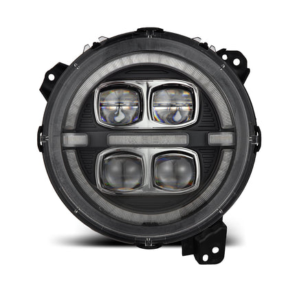 18-25 Jeep Wrangler JL/Gladiator JT NOVA-Series LED Projector Headlights Black | AlphaRex