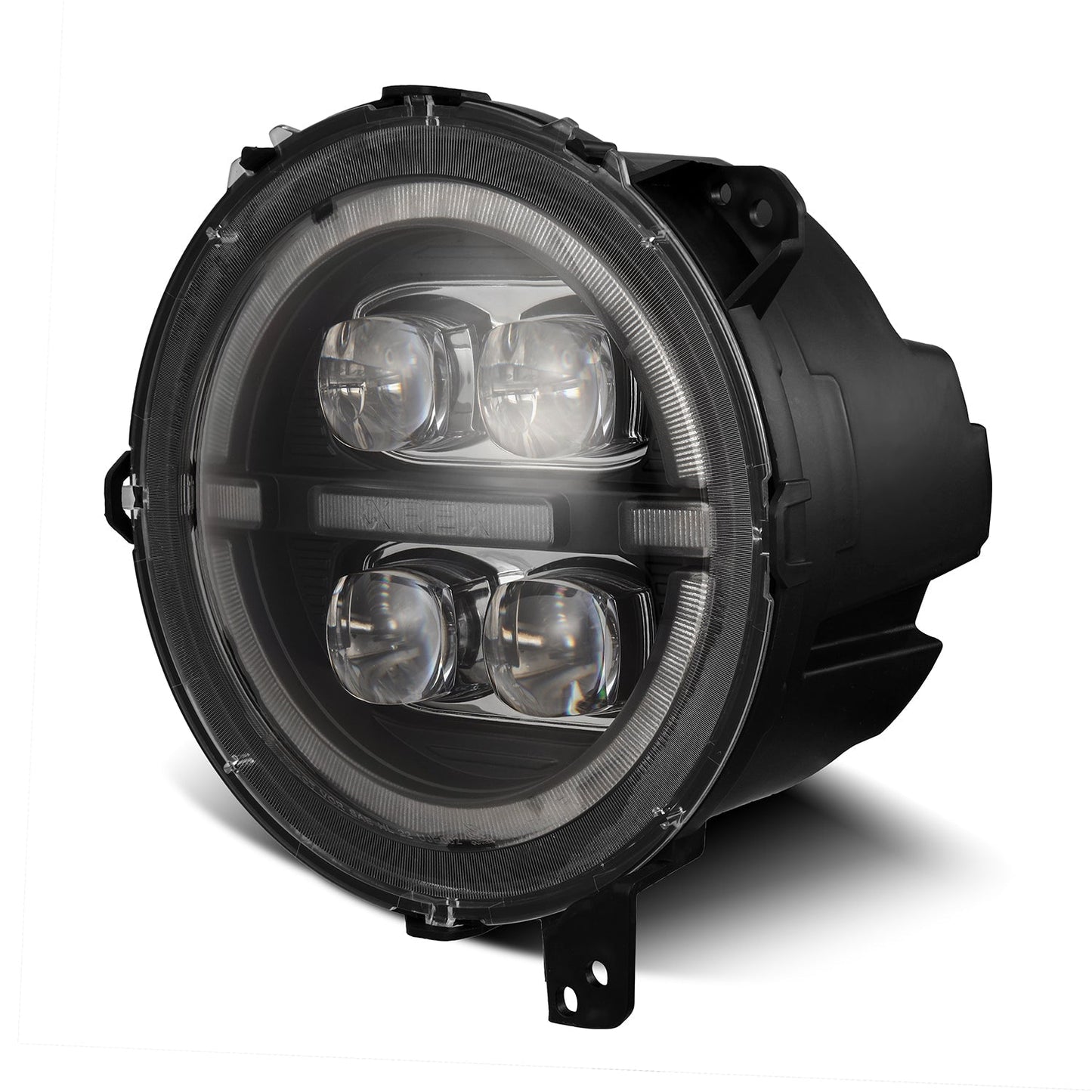 18-25 Jeep Wrangler JL/Gladiator JT NOVA-Series LED Projector Headlights Black | AlphaRex