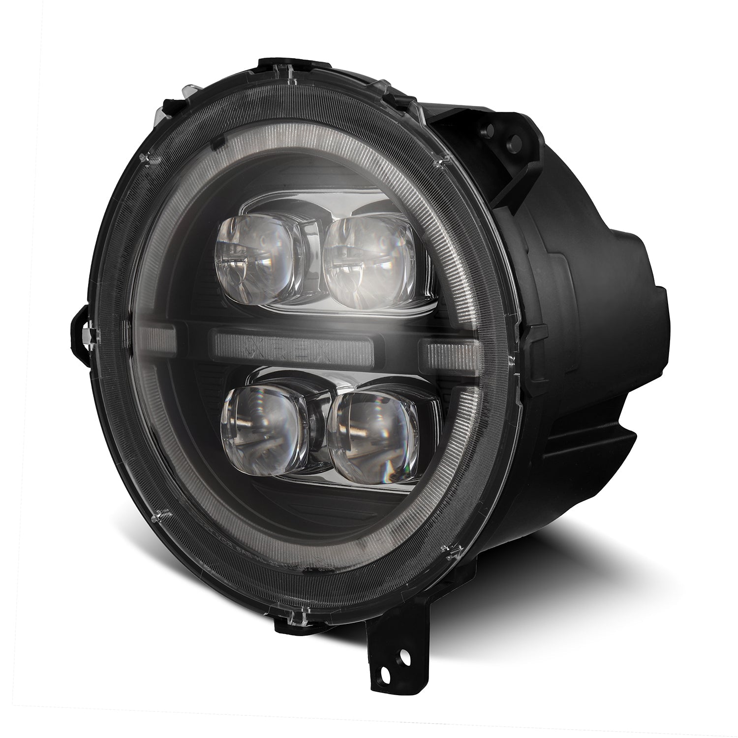 18-25 Jeep Wrangler JL/Gladiator JT NOVA-Series LED Projector Headlights Black | AlphaRex