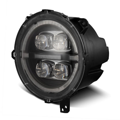 18-25 Jeep Wrangler JL/Gladiator JT NOVA-Series LED Projector Headlights Black | AlphaRex