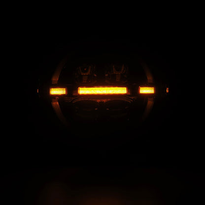 18-25 Jeep Wrangler JL/Gladiator JT NOVA-Series LED Projector Headlights Black | AlphaRex