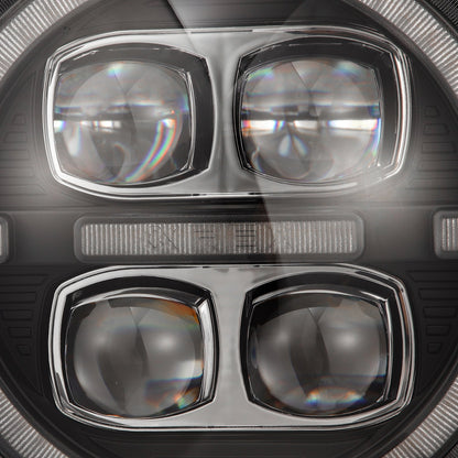 18-25 Jeep Wrangler JL/Gladiator JT NOVA-Series LED Projector Headlights Black | AlphaRex